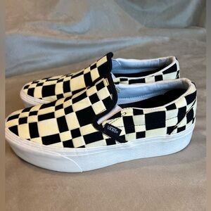 Vans classic woven stackform platform rare